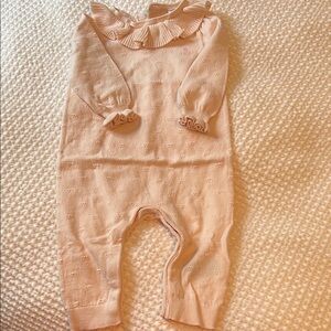 BabyGap Ruffled Pink One apiece Romper